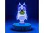 Wondee Lampara Bluey Icon Light - Lampara Nocturna 3D LED con Forma de Bluey, 11 cm de Altura, Incluye Embalaje para Colorear, 2 Pilas AAA