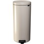 Brabantia Newicon Cubo de Basura con Pedal 30 L Soft Beige