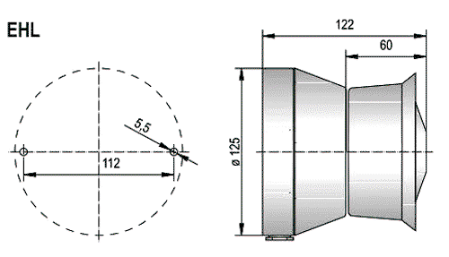 AUER SIGNAL Sirena EHL-D 230/240VAC 110dB IP66 AUER SIGNAL Sirena EHL-D 230/240VAC 110dB IP66