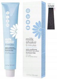 9 Minutes, Tinte permanente para el cabello, 5.165AR Ash Red Intense Light Brown, 100 ml