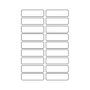 AVERY Zweckform Etiquetas de nombre blancas 46,0 x 13,0 mm, 36 unidades