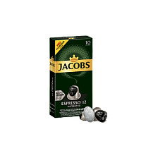 JACOBS Espresso Ristretto Cápsulas de café Arabica y Robusta, 10 unidades