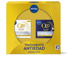 Nivea Q10 Tratamiento Antiedad Estuche 2pz Crema de Día y Noche Antiarrugas, Firmeza, Protección Solar FP15