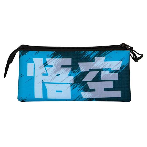 Karactermania Portatodo Dragon Ball Triple, 3 Compartimentos con Cremallera, Material Ripstop, Dimensiones 11x23x8 cm