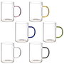 Home Deco Factory Mug 300 Ml Vidrio Paradis Exotiqu Con Asa