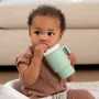 Infantino Mi primera taza de silicona - 255 ml - Cool Mint - INF0773554080681