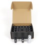 Omp Speed Juego de 20 Tuercas de Aluminio M12x1.25 Llave 19mm Negro