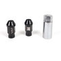 Omp Speed Juego de 20 Tuercas de Aluminio M12x1.25 Llave 19mm Negro