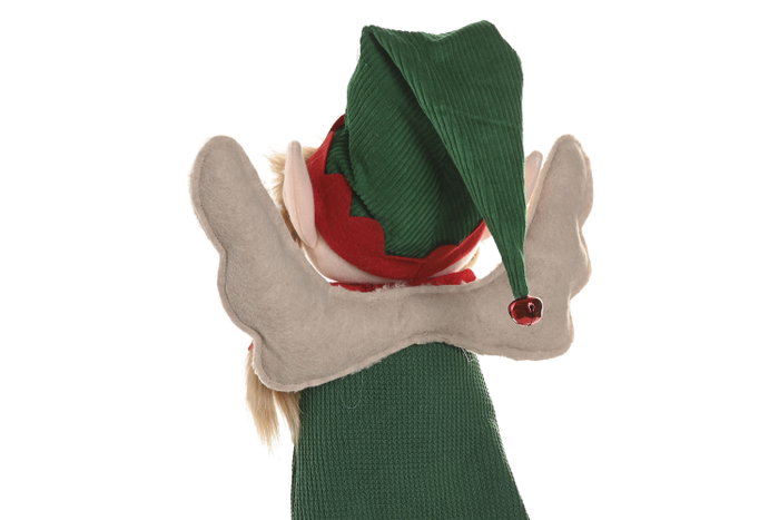 DKD Home Decor Figura de Elfo en Poliéster, Surtido de 2 Unidades, Verde y Rojo DKD Home Decor Figura de Elfo en Poliéster, Surtido de 2 Unidades, Verde y Rojo