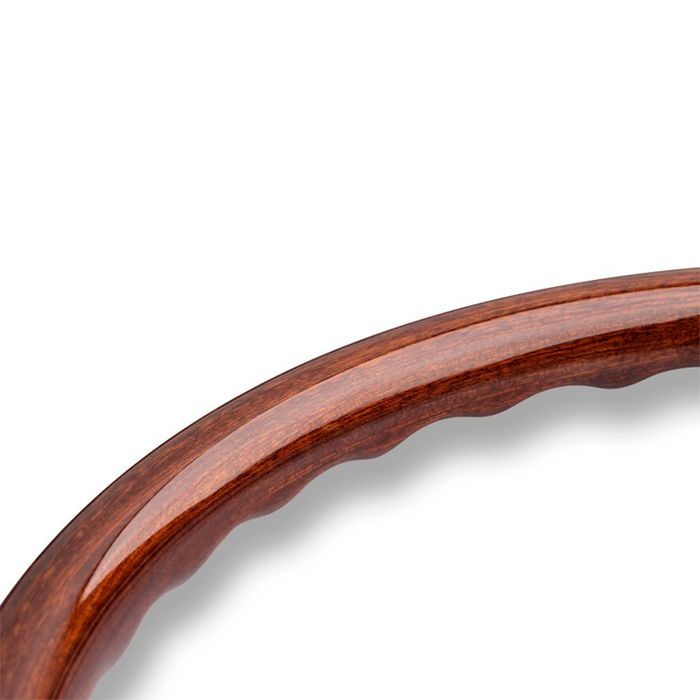 Momo Volante Indy Madera Caoba Aluminio Negro 350mm MOMVINDYHERBK351P Logo Indy Heritage Prototipo