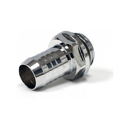 BitsPower Anschluss recto G1/4 pulgada AG a 10mm ID - plata brillante