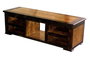 DKD Home Decor Mueble TV Acacia 140x45x45 Marrón Oscuro