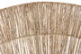DKD Home Decor Decoración de Pared Yute y Metal Natural Marrón 120x120 cm