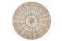 DKD Home Decor Decoración de Pared Yute y Metal Natural Marrón 120x120 cm