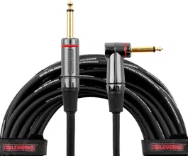 Cableworks Cable de Instrumento Jack Recto/Jack Acodado - 9 M
