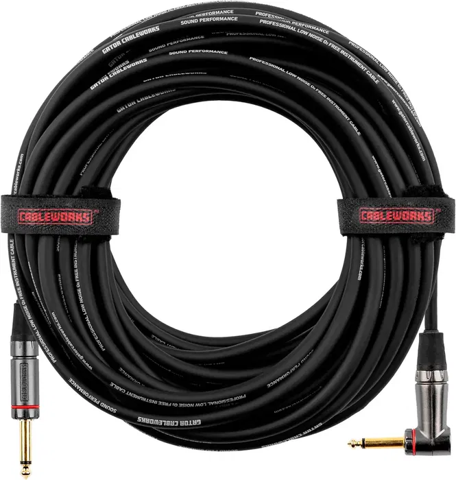 Cableworks Cable de Instrumento Jack Recto/Jack Acodado - 9 M