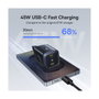 Baseus PicoGo AN13 Fast Charger 45W 2x USB-C Negro