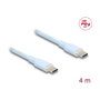 DeLOCK Cable USB-C a USB-C 2.0 60W 4m Azul