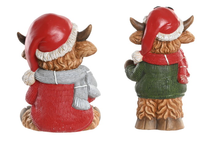 DKD Home Decor Figura Navidad Tradicional Multicolor 19 x 38 x 22.5 cm (2 Unidades)