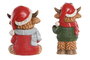DKD Home Decor Figura Navidad Tradicional Multicolor 19 x 38 x 22.5 cm (2 Unidades)