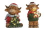 DKD Home Decor Figura Navidad Tradicional Multicolor 19 x 38 x 22.5 cm (2 Unidades)