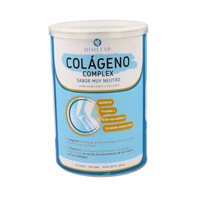 DIMEFAR Colágeno Hidrolizado 350g con Ácido Hialurónico, Vitamina C y Magnesio DIMEFAR Colágeno Hidrolizado 350g con Ácido Hialurónico, Vitamina C y Magnesio