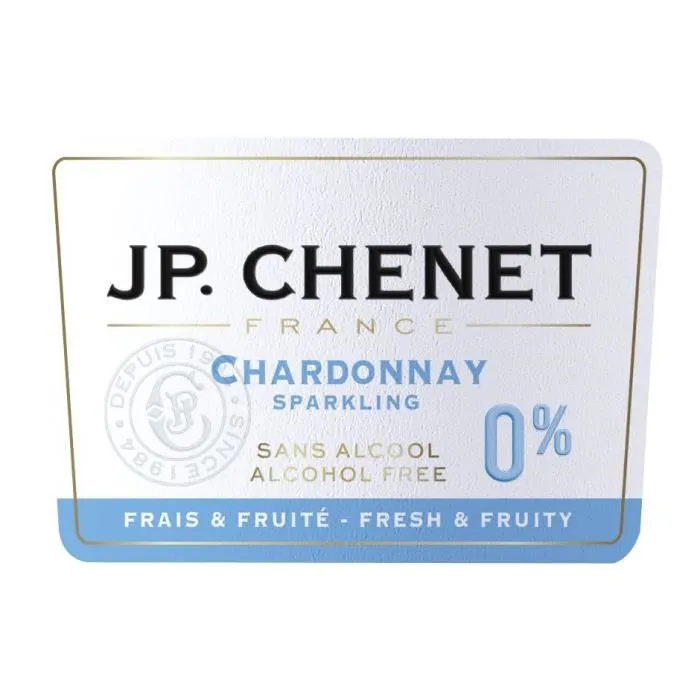 Jp Chenet Sparkling Chardonnay - Burbujas sin alcohol