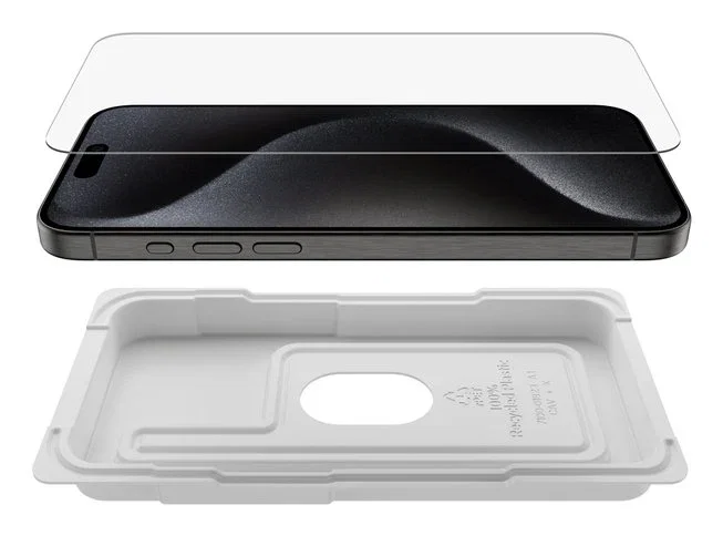 Belkin Protector de pantalla UltraGlass2 para iPhone 16 Pro Max, OVA158HQ Belkin Protector de pantalla UltraGlass2 para iPhone 16 Pro Max, OVA158HQ
