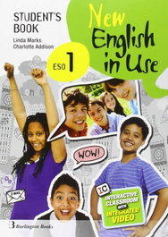 BURLINGTON, NEW ENGLISH IN USE 1º ESO STUDENT'S BOOK - BURLINGTON