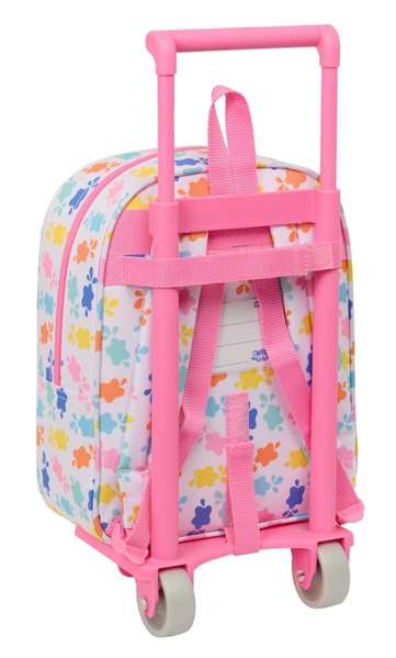 Safta Mochila con Carro 232+805 Peppa Pig "Baby Pig" Infantil 22x27x10cm