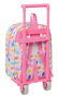 Safta Mochila con Carro 232+805 Peppa Pig "Baby Pig" Infantil 22x27x10cm