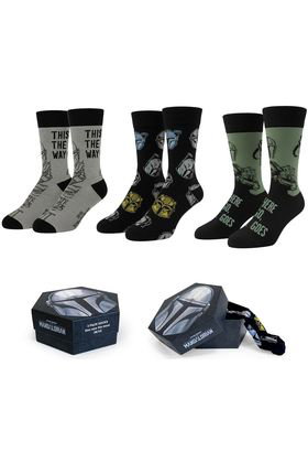 Cerdá Pack de 3 Pares de Calcetines Star Wars: The Mandalorian 38-45