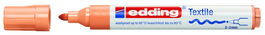 Marcador Textil Edding 4500 Naranja Claro (Set de 10)