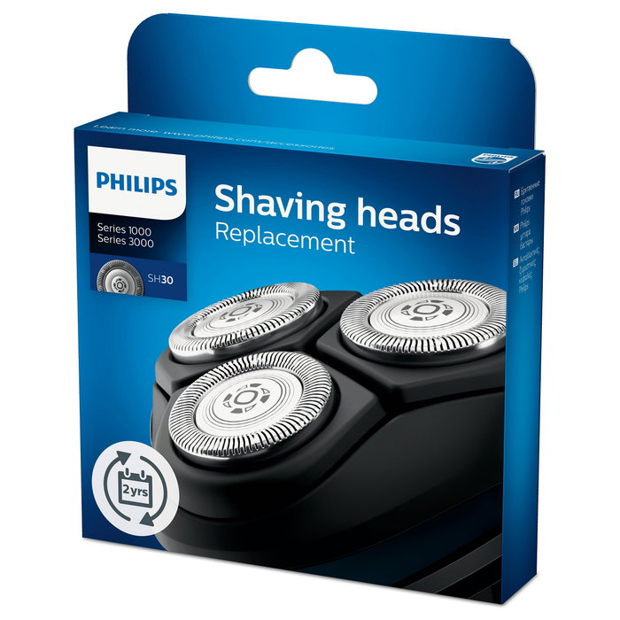 Philips Cabezales de Repuesto SH30/50 para Series 1000 y 3000, Pack de 3