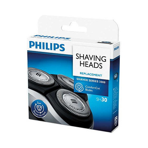 Philips Cabezales de Repuesto SH30/50 para Series 1000 y 3000, Pack de 3