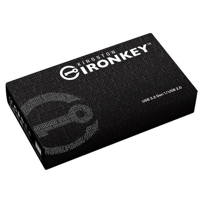 Kingston IronKey D500S 256GB USB 3.2 Gen 1 Lápiz de Memoria Cifrado Hardware AES-256 FIPS 140-3 Nivel 3 IP67 Resistente al Agua