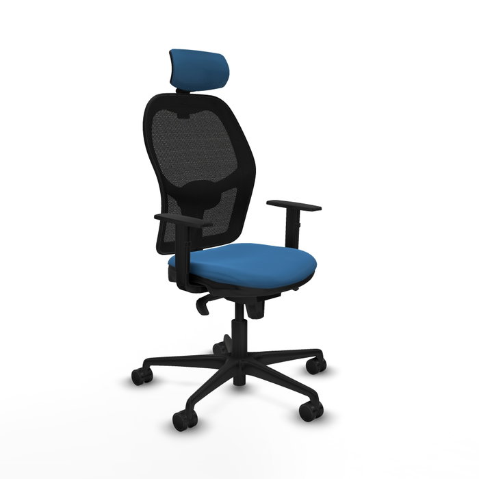 PIQUERAS Y CRESPO Silla de oficina Jorquera Azul claro y Negro PIQUERAS Y CRESPO Silla de oficina Jorquera Azul claro y Negro