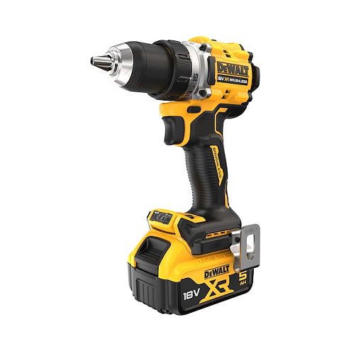 DeWALT Taladro Percutor Atornillador a Batería DCD800P2T-QW 18V 5Ah - Capacidad en Acero 13mm