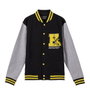 Cerdá Sudadera Harry Potter Hufflepuff con Cremallera, XL, Negro