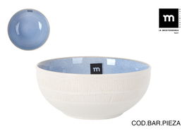 La Mediterranea Bol Calobra Ø15.5x6.2 cm Azul (24 Unidades)