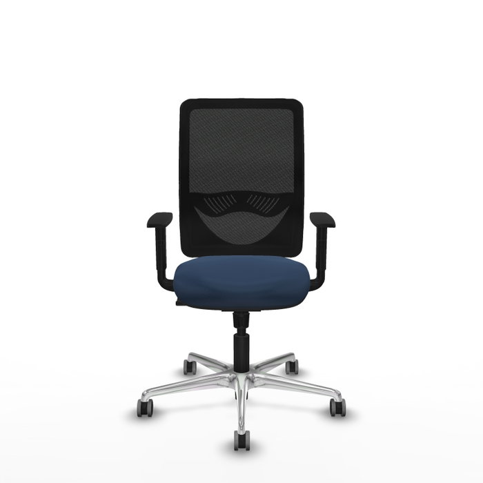 PIQUERAS Y CRESPO Silla de oficina Zulema con mecanismo Sincro, Azul marino y Negro PIQUERAS Y CRESPO Silla de oficina Zulema con mecanismo Sincro, Azul marino y Negro