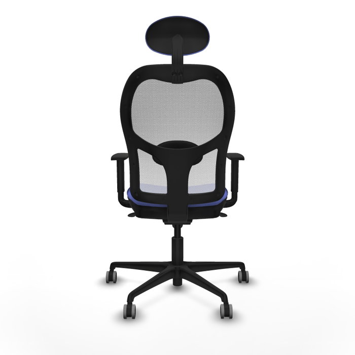 PIQUERAS Y CRESPO Silla de oficina Jorquera con mecanismo Sincro, Azul claro y Blanco PIQUERAS Y CRESPO Silla de oficina Jorquera con mecanismo Sincro, Azul claro y Blanco