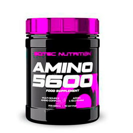 Scitec Nutrition Amino 5600 - 200 Comprimidos - Aminoácidos BCAA y Esenciales - Proteína de Suero