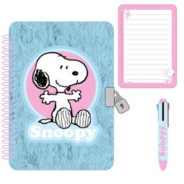Safta Set de Diario con Candado Snoopy