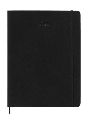 Moleskine DSB12WN4Y26 Agenda 2026 Tapa Blanda Semanal XL 19 x 25 cm Negra