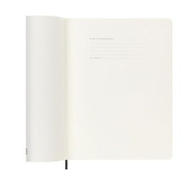 Moleskine DSB12WN4Y26 Agenda 2026 Tapa Blanda Semanal XL 19 x 25 cm Negra