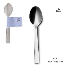 My Bar Set de 6 Cucharas Moka Hotel Basic 18/0