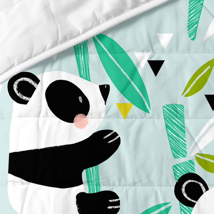 Colcha HappyFriday Moshi Moshi Azul 180 x 260 cm Oso Panda Colcha HappyFriday Moshi Moshi Azul 180 x 260 cm Oso Panda