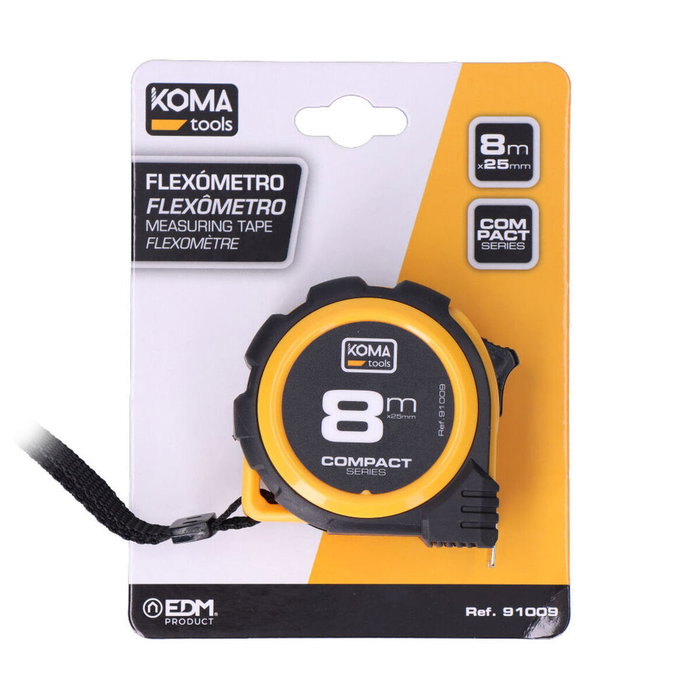 Koma Tools Flexómetro Compact 8 m x 25 mm Koma Tools Flexómetro Compact 8 m x 25 mm