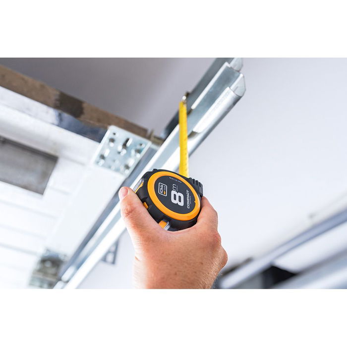 Koma Tools Flexómetro Compact 8 m x 25 mm Cuerpo ABS Antideslizante